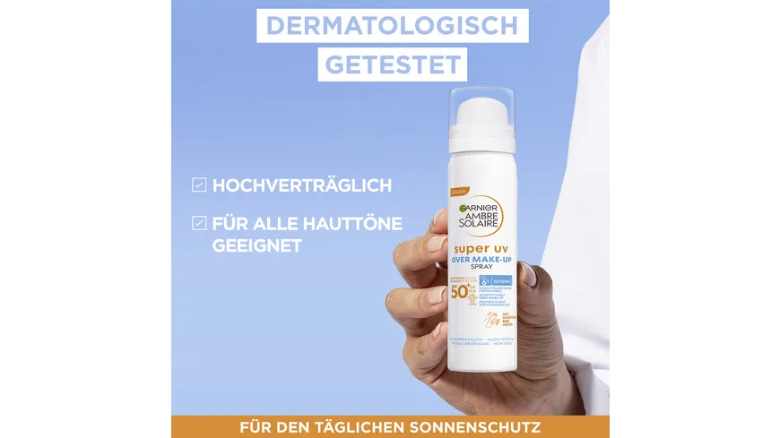 Garnier Ambre Solaire Sensitive expert+ Sonnenschutz Spray Gesicht LSF50 75 ml