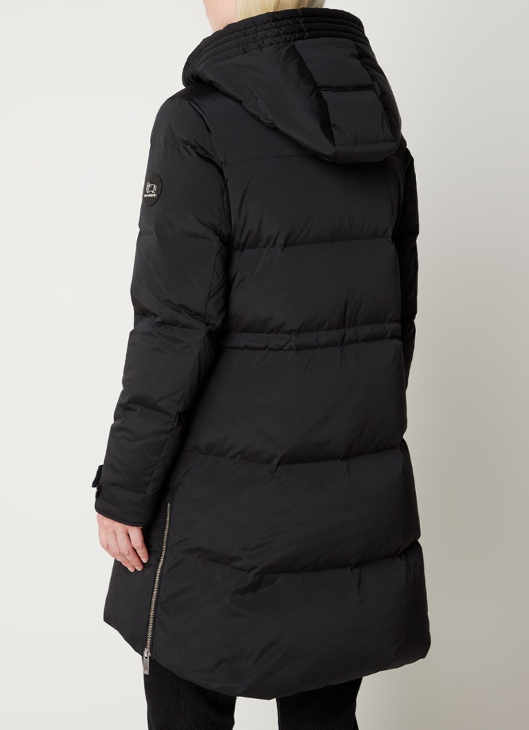 Prošívaná péřová bunda Woolrich Alsea s prošívanými kapsami