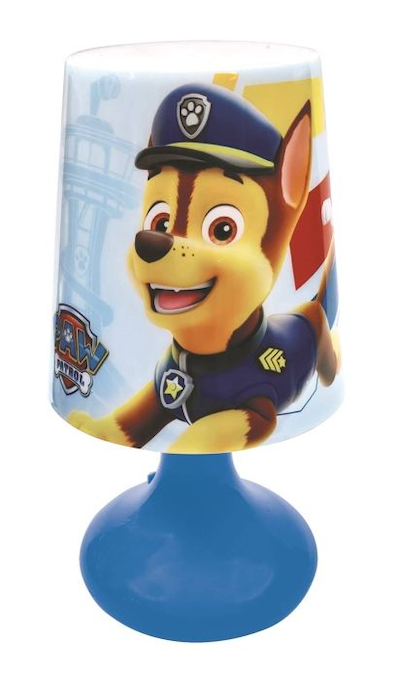 Mini lampe de chevet veilleuse sans fil Pat’ Patrouille bleu