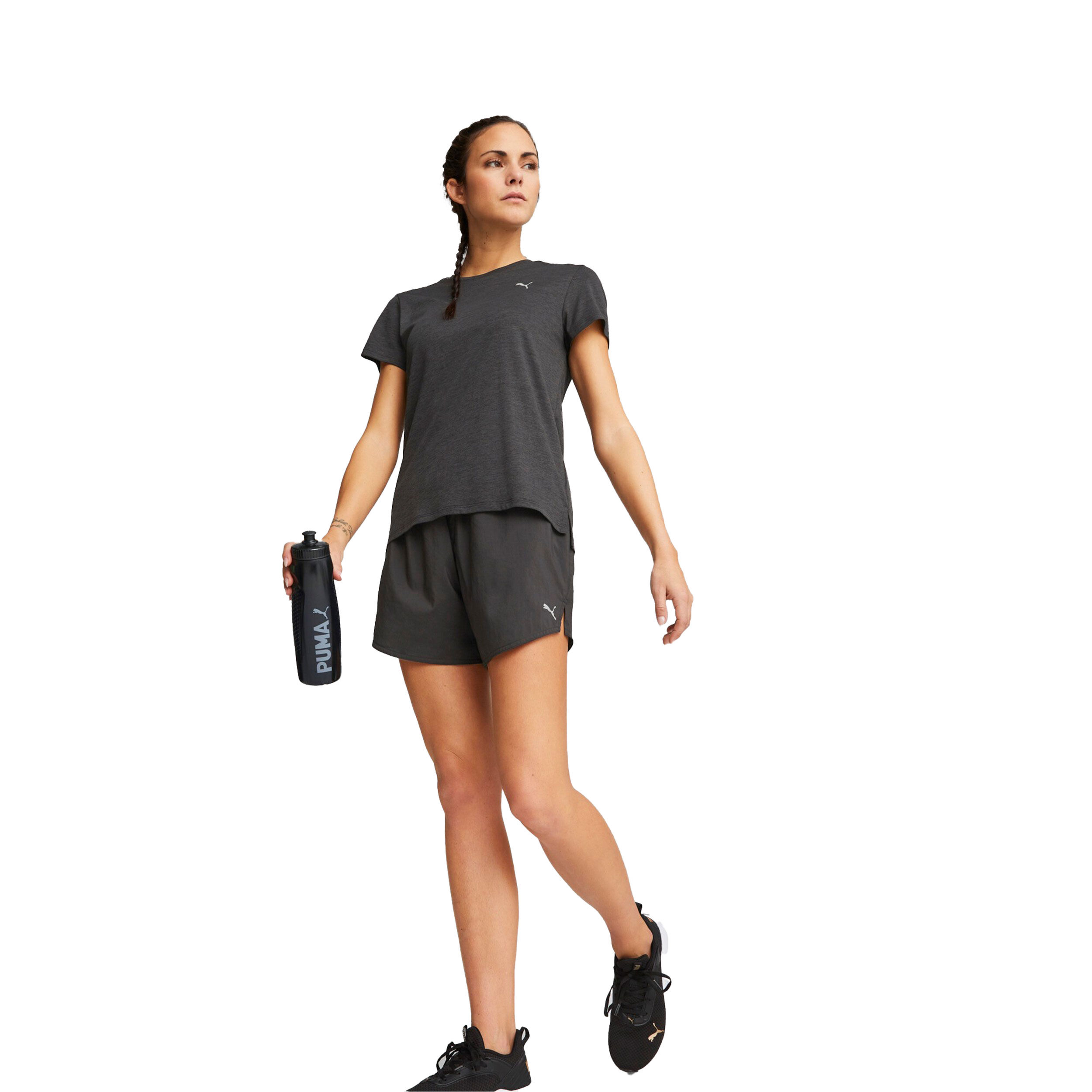Run Favorite Heather Laufshirt Damen - Dunkelgrau