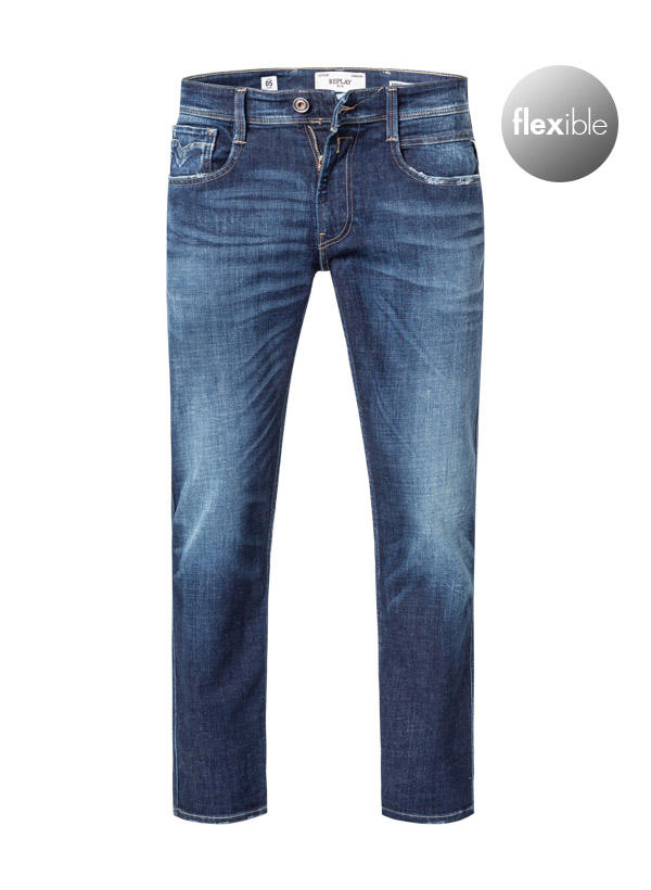 Replay, Jeans Anbass, Slim Fit, Baumwolle T400® 12oz, dunkelbau