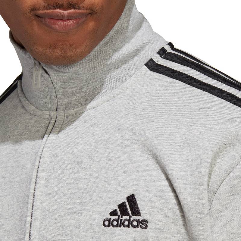 adidas BASIC 3-STREIFEN FRENCH TERRY Trainingsanzug Herren