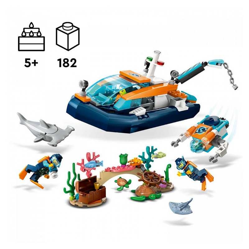 60377 Le bateau dexploration sous-marine, LEGO City