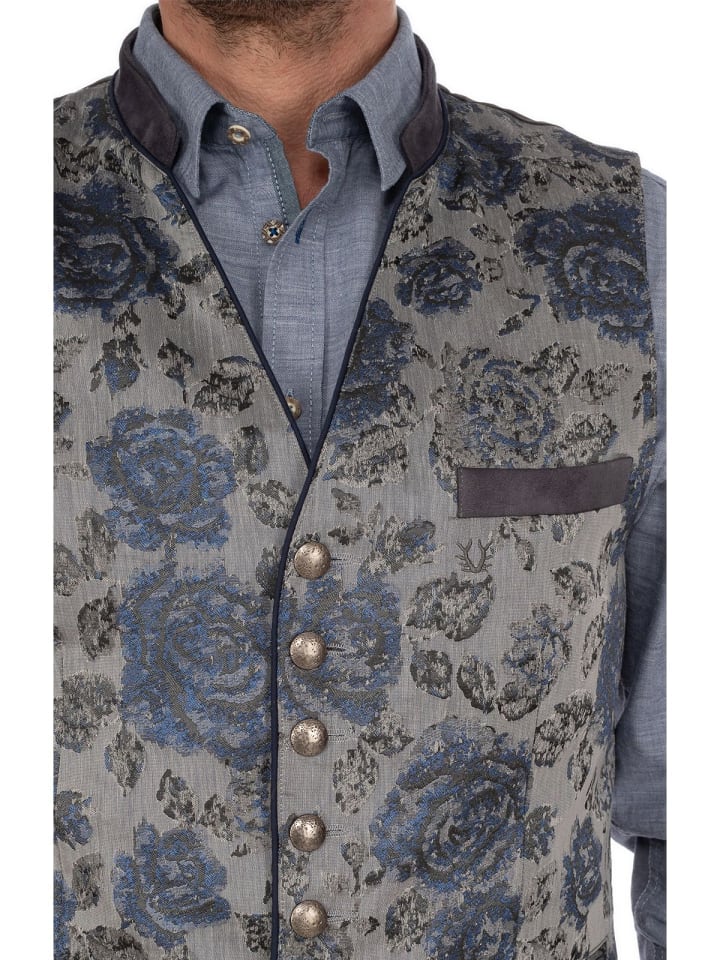KRÜGER Weste 951466 in grau-blau günstig kaufen