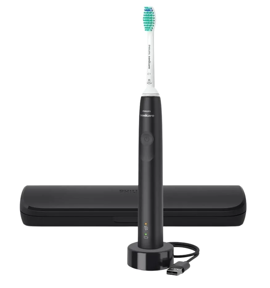 Philips Sonicare + Θήκη Ταξιδιού Seria 3101 Czarna Hx3673/14