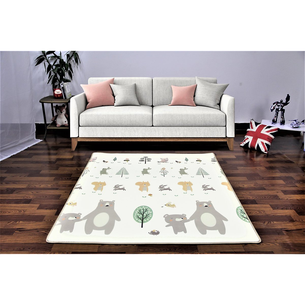 Krabbelmatte Wasserdicht Rutschfest 120 x 180 x 0.5 cm