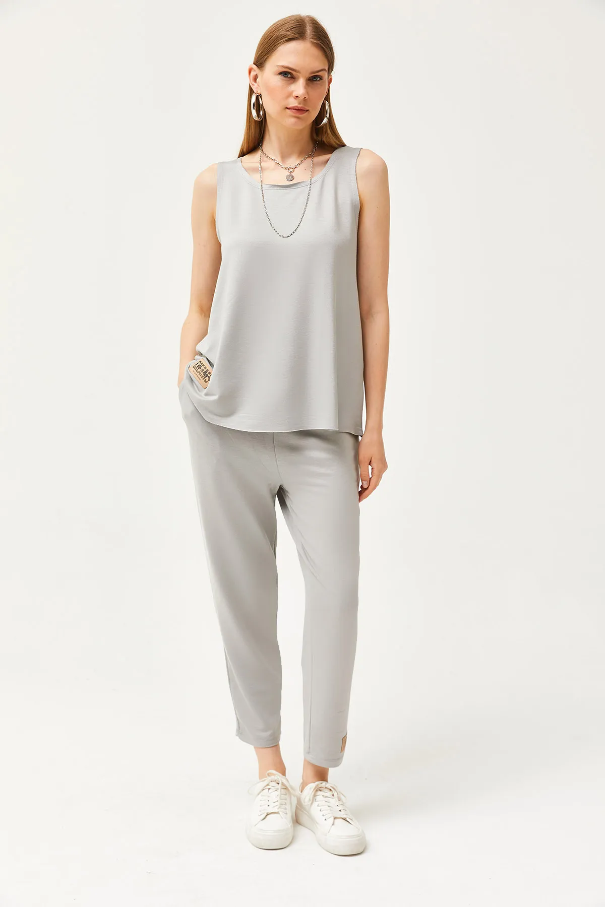 Olalook  Zweiteiler - Grau - Regular Fit