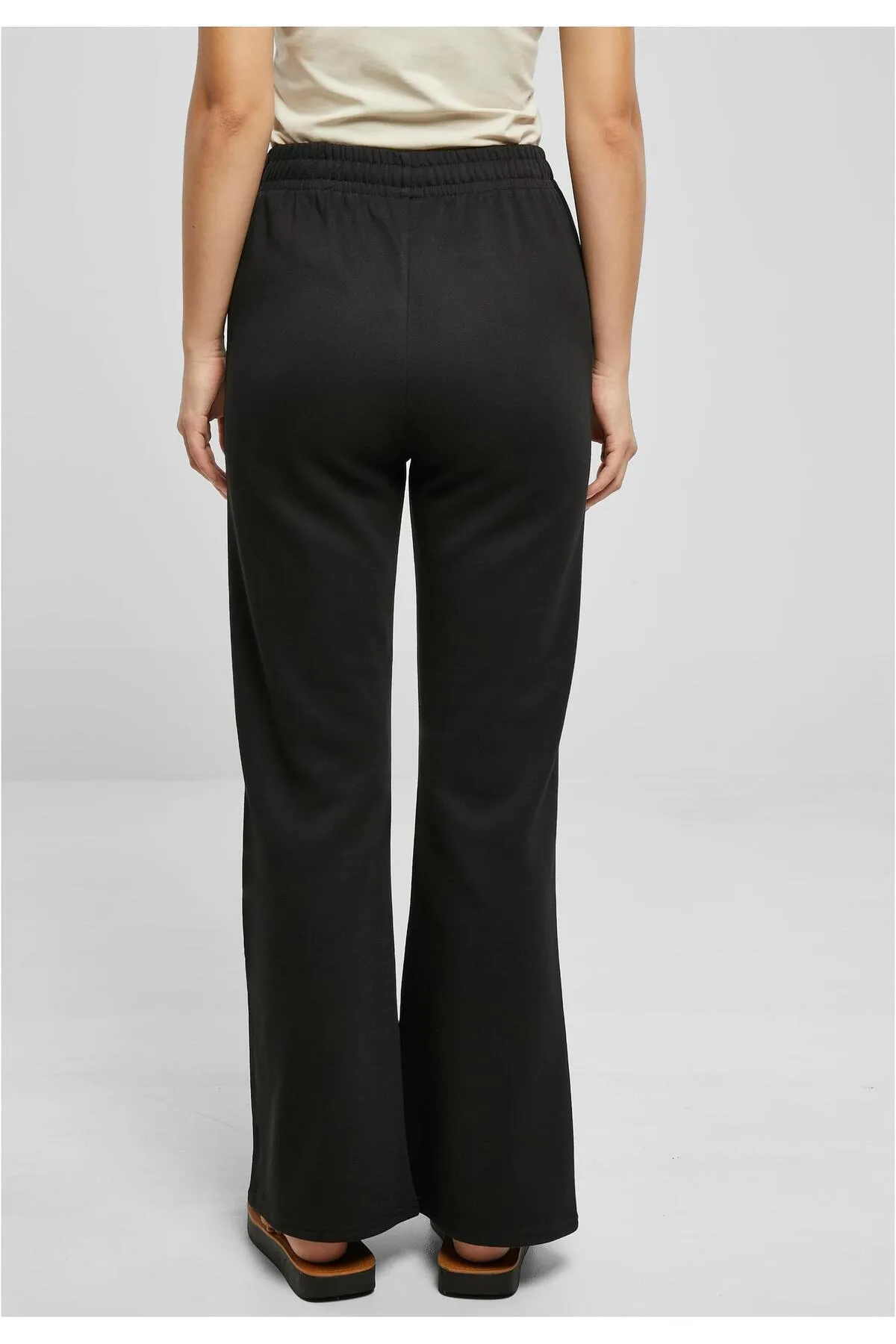 Urban Classics  Damen Ladies Flared Pin Tuck Terry Pants