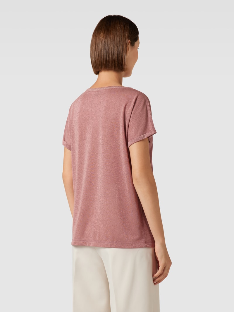 T-Shirt aus Viskose-Mix Modell 'KAY TEE' in altrosa