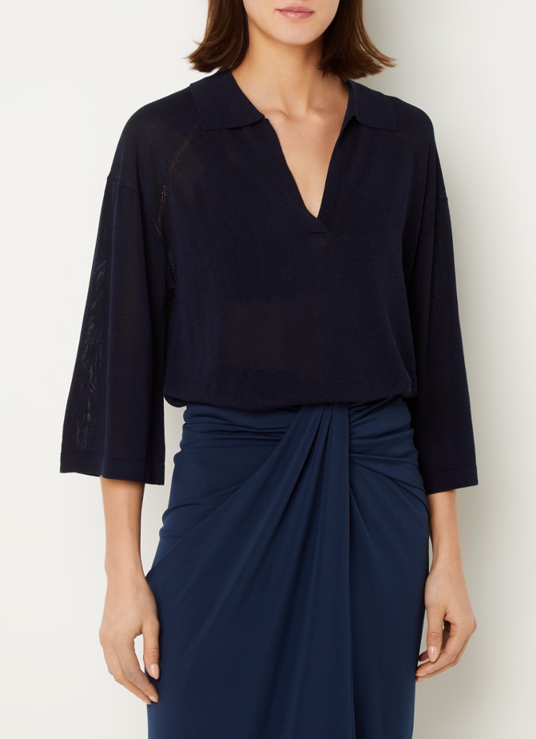 Top semitrasparente con scollo a V di Gerard Darel Loeya