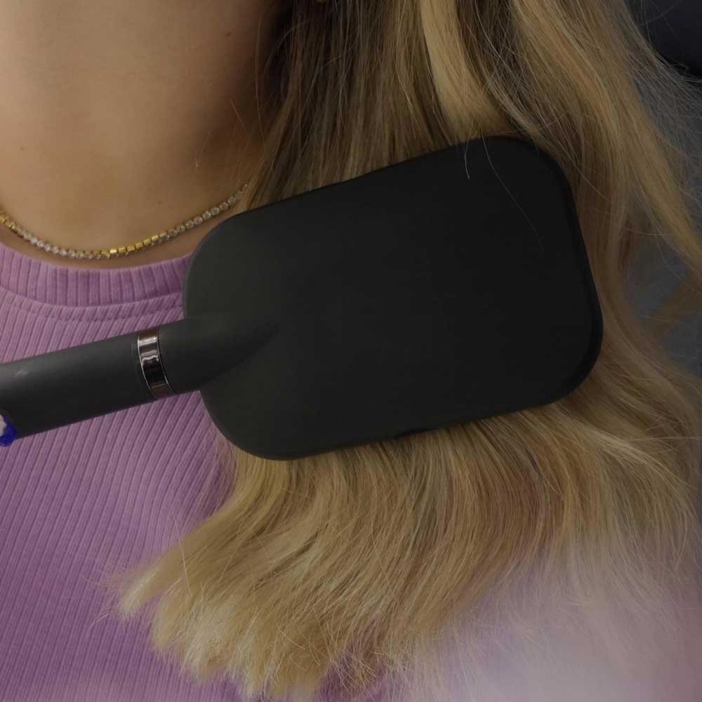 Bellody Haarbürsten Patentierte Haarbürste mit Selbstreinigungsfunktio