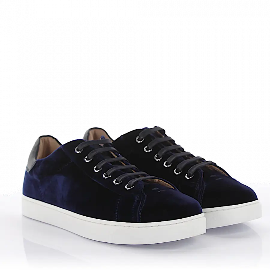 Gianvito Rossi - Sneaker low Samt - blau