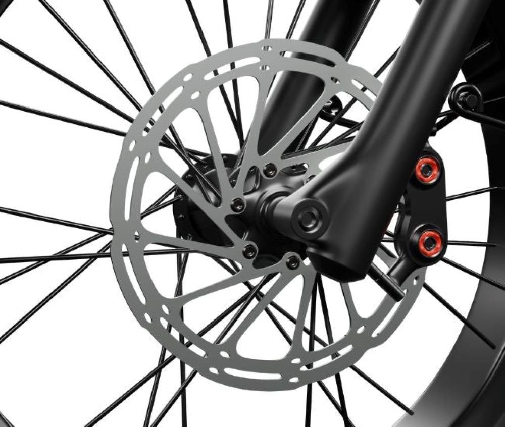 Docrooup E-Bike 20Zoll-Elektrofahrrad,48V 22.5Ah (1080Wh), SHIMANO 7-Gang, max.25km/h, Heckmotor, (Doppelbremsen vorne und hinten (hydraulisch),Vollfederung für vorne und hinten, 20 x 4 Zoll breite Luftreifen, geländetauglich)