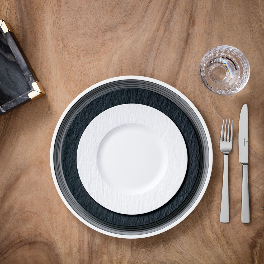 Villeroy & Boch Assiette dessert Manufacture Rock blanc Assiette