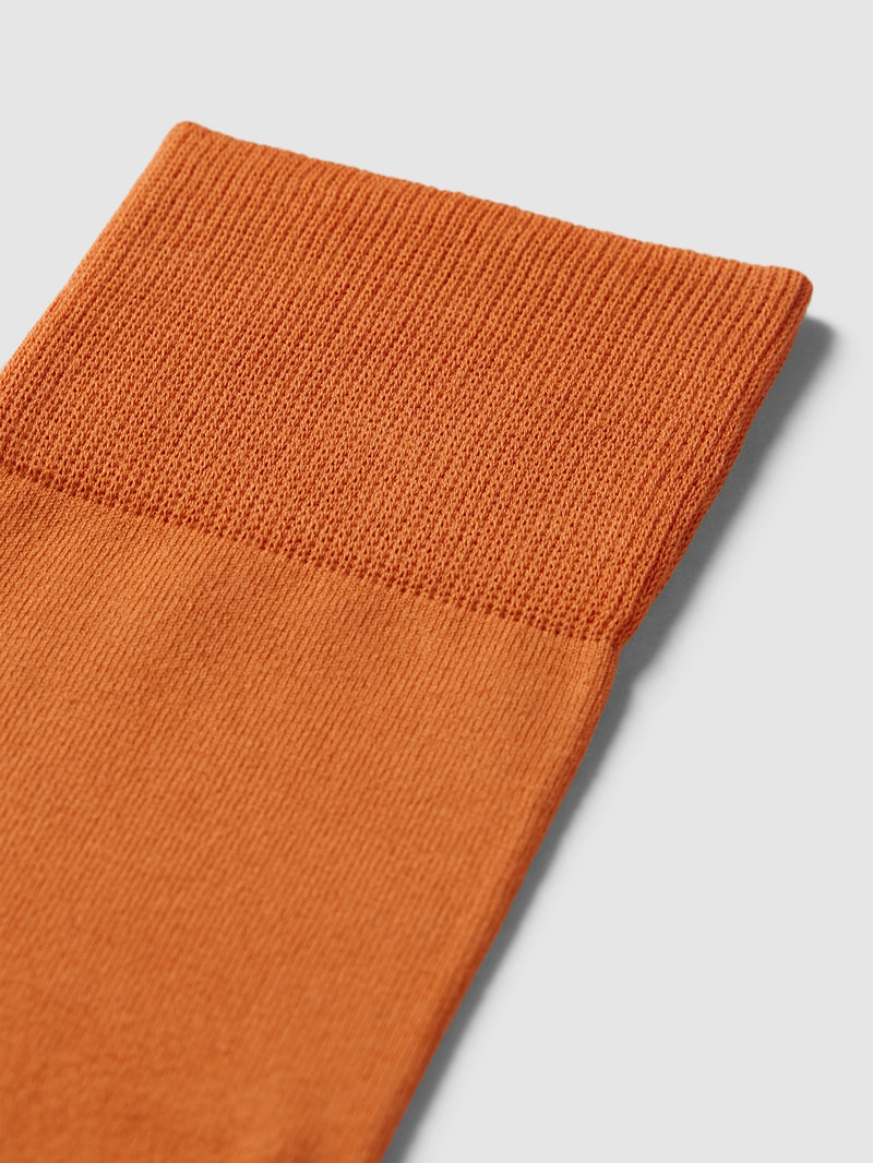 Socken mit Label-Stitching Modell 'COOL 24/7' in terrakotta
