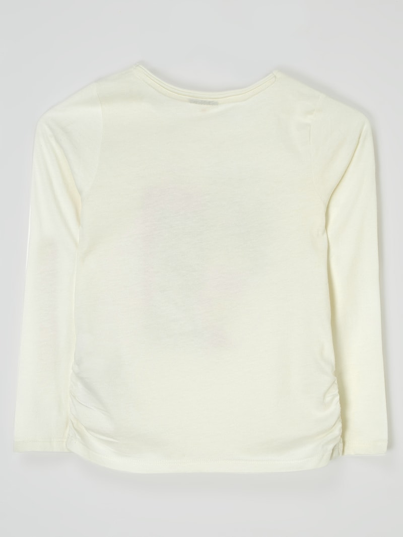 Longsleeve aus Bio-Baumwolle in offwhite