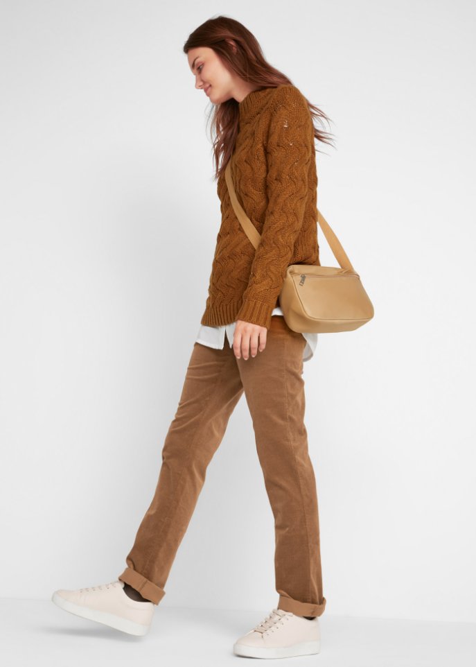 Stretch-Cordhose, Straight