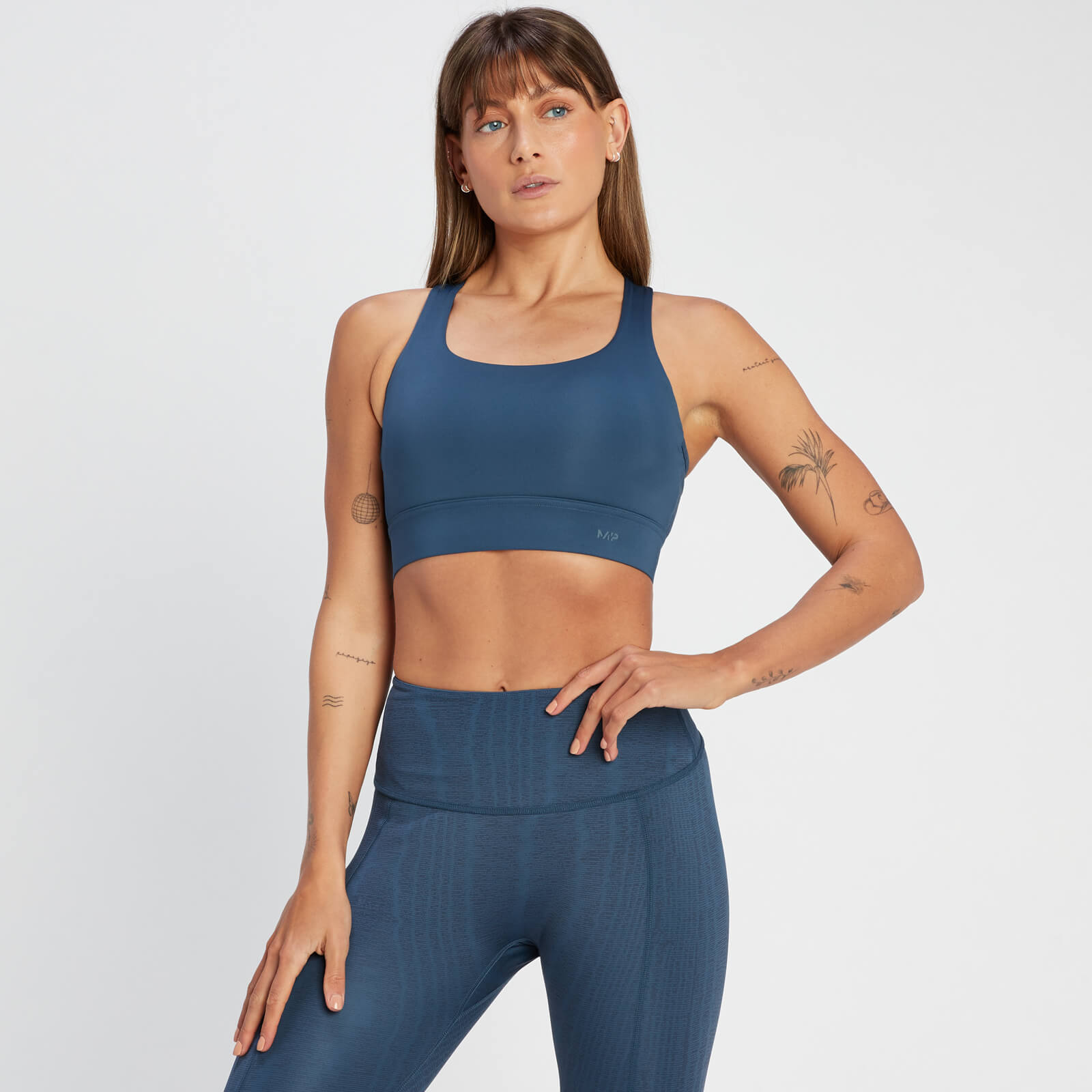 Brassière de sport à maintien supérieur MP Tempo pour femmes – Ardoise foncé