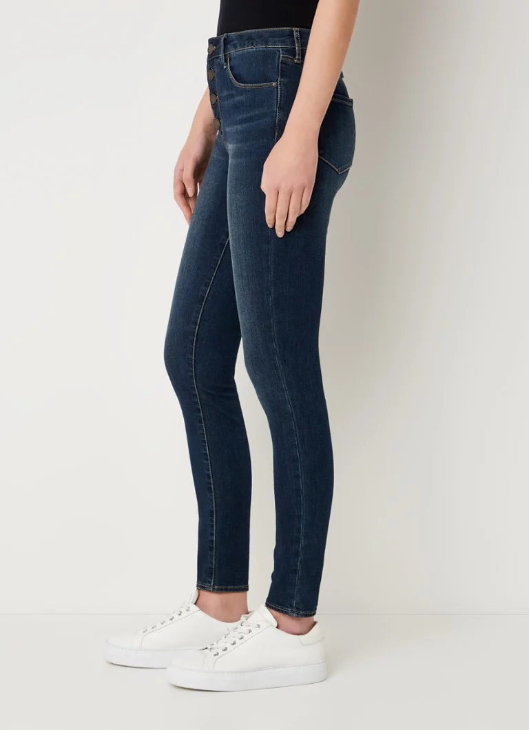 Articles Of Society Britney mid waist skinny jeans with dark wash