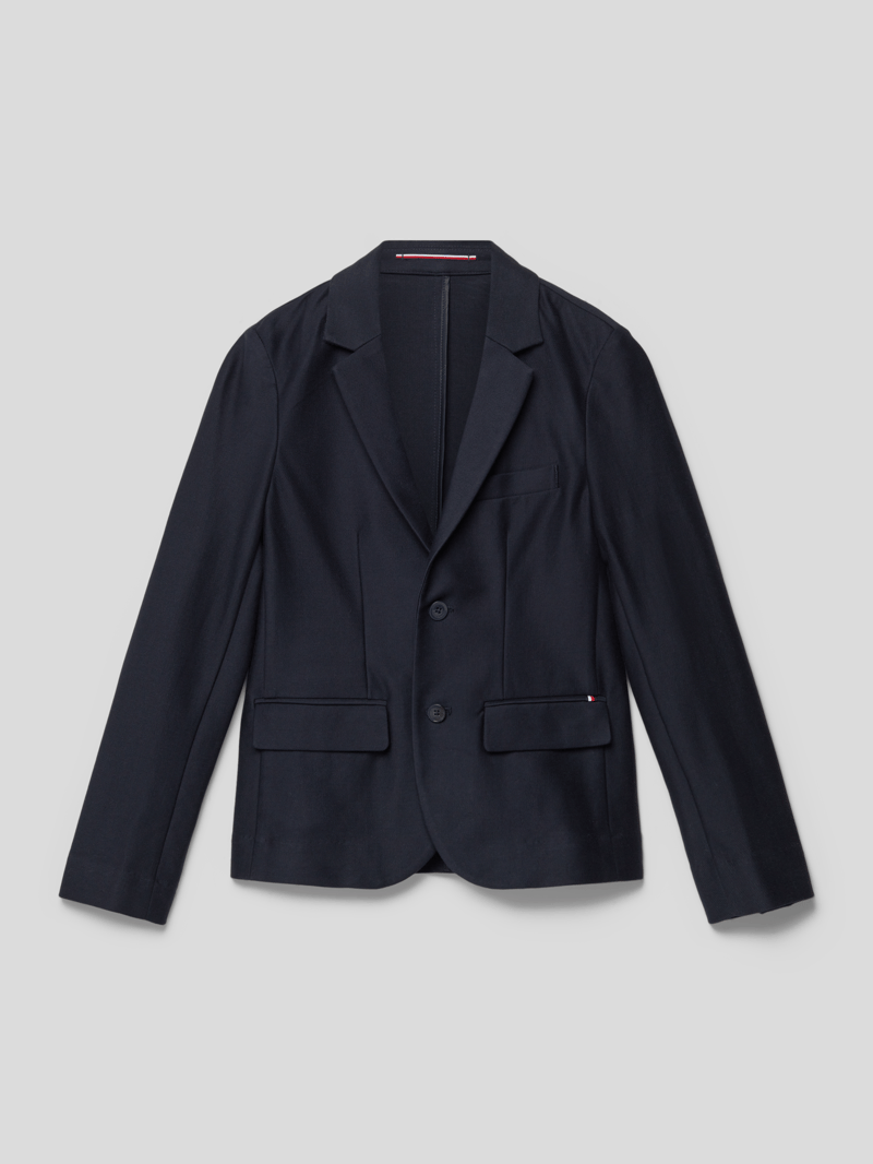 Blazer mit angedeuteten Taschen Modell 'COMFORT' in marineblau