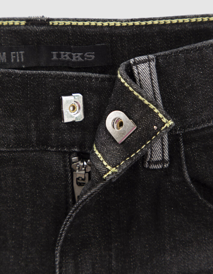 Jean SLIM gris ultra-résistant avec print garçon