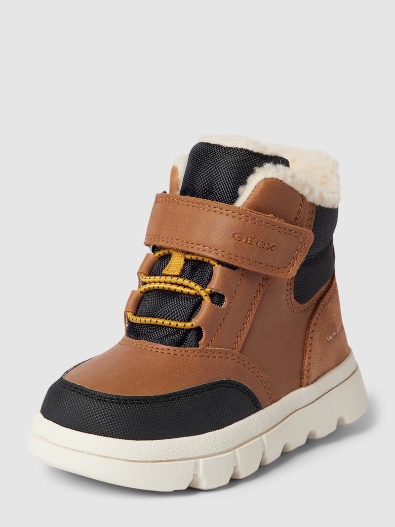 Stiefel mit Klettverschluss Modell 'WILLABOOM' in camel