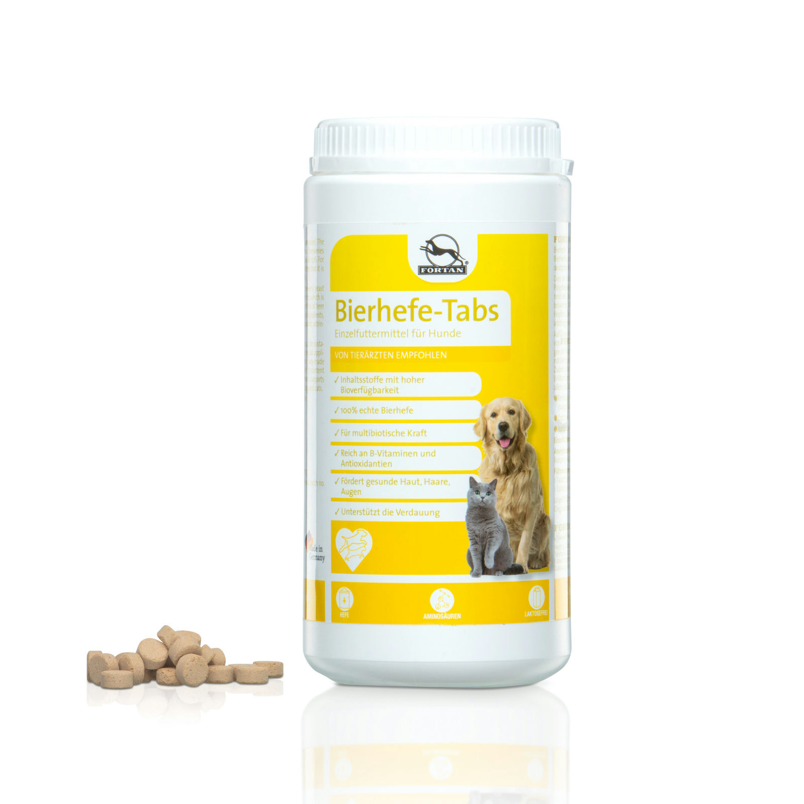 Fortan Ergänzungsfutter & Aufzucht Fortan Bierhefe-Tabs 1 kg