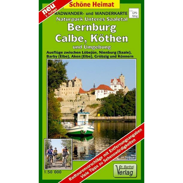 Naturpark Unteres Saaletal, Bernburg, Kalbe und Umgebung 1 : 50 000. Freizeitkarte - Wanderkarte