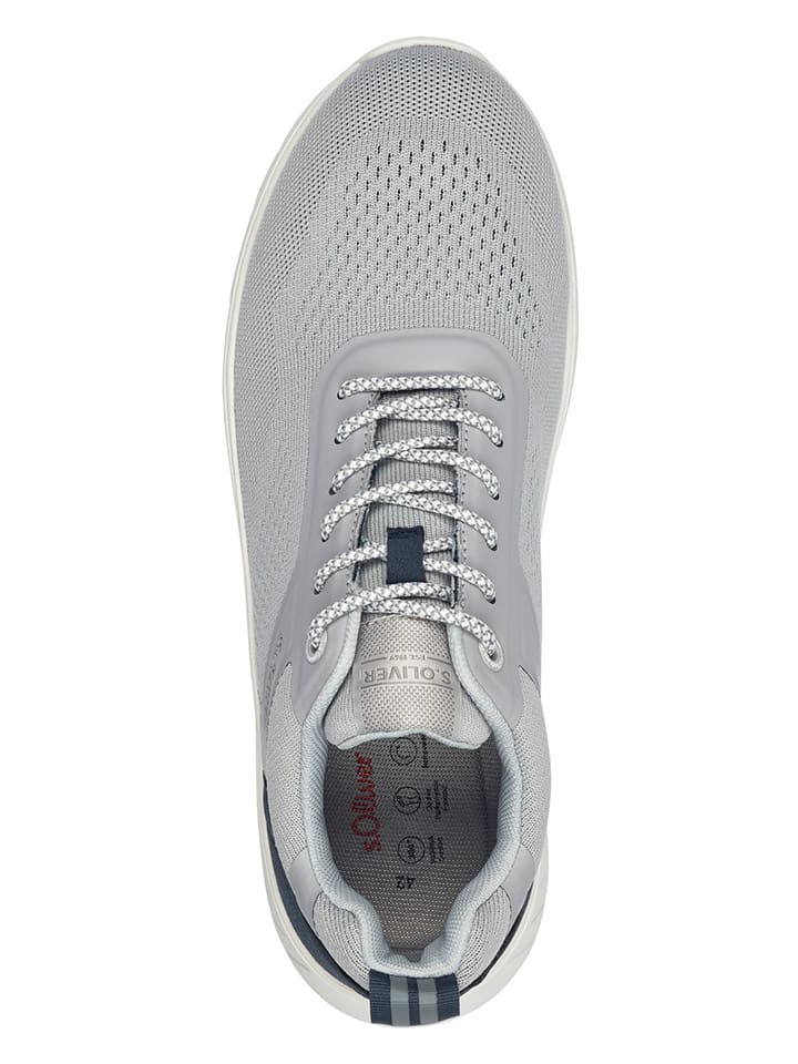 s.Oliver Sneakers in Grau/ Dunkelblau günstig kaufen