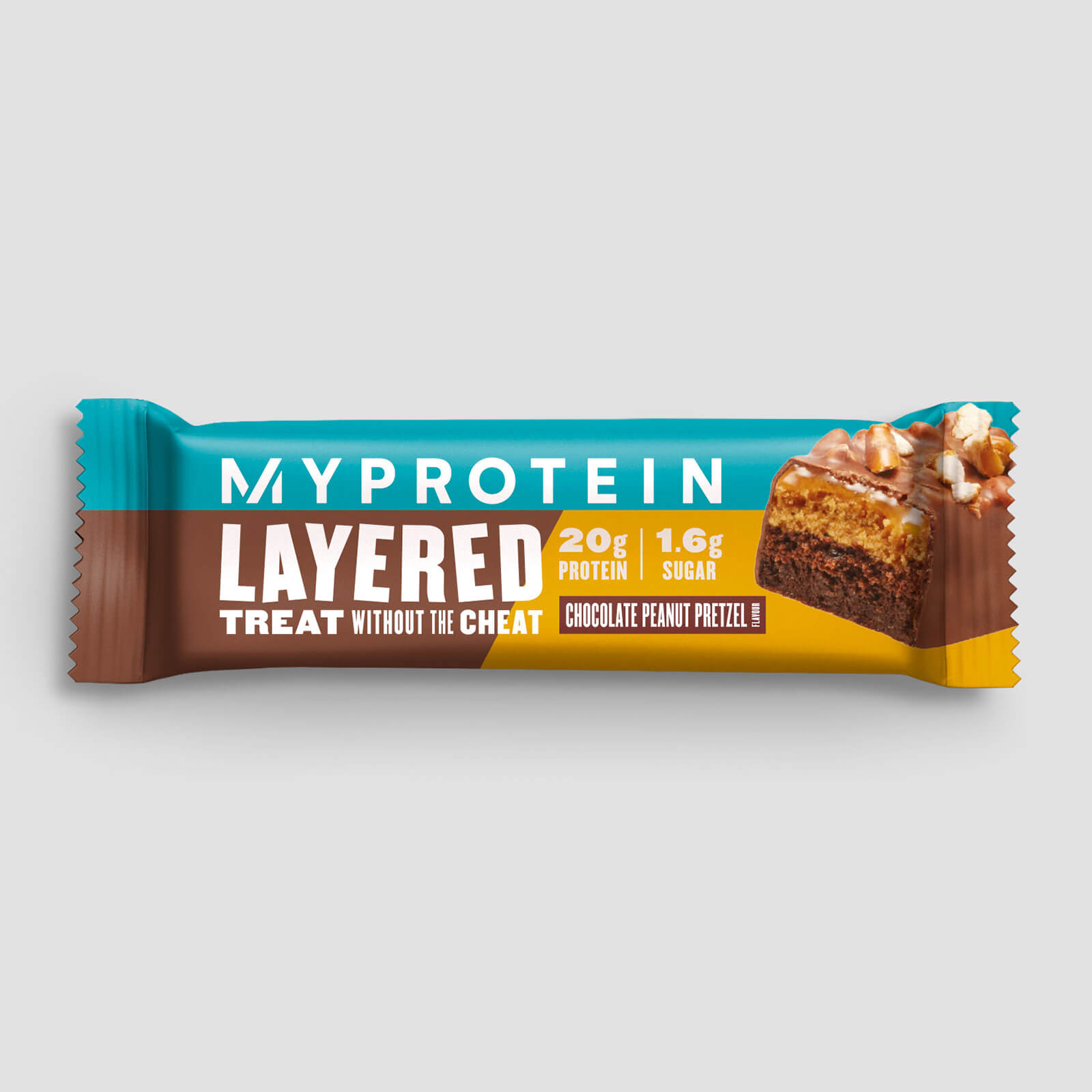 Retail Layered Bar, Chocolate Peanut Pretzel - NEW, 12x60g
