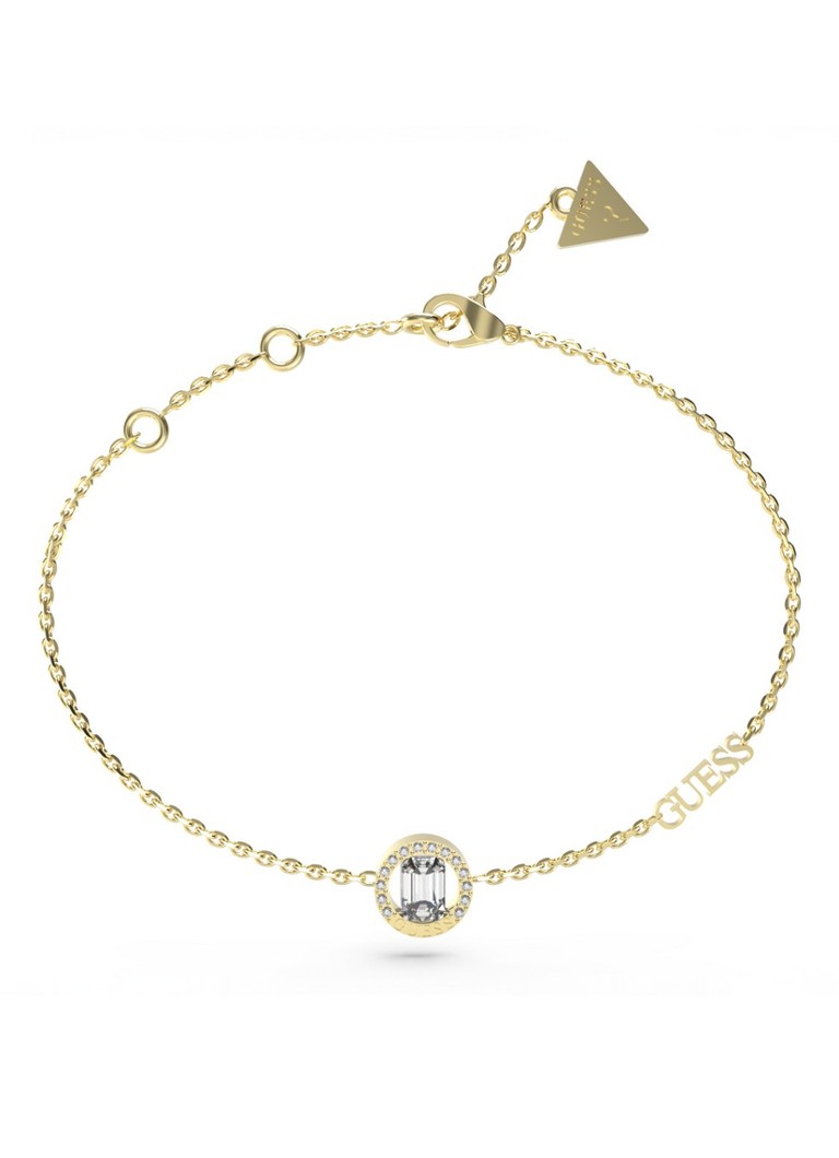 Bracciale GUESS a maglie con cristalli JUBB04653JWYGS