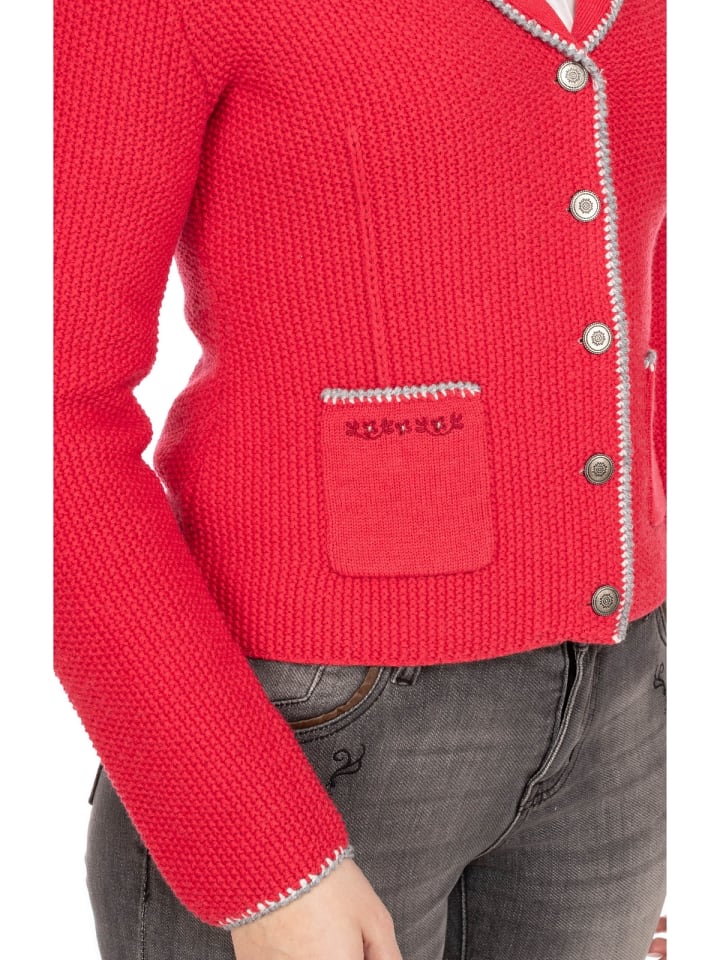 Spieth & Wensky Strickjacke AILEEN in mohn günstig kaufen