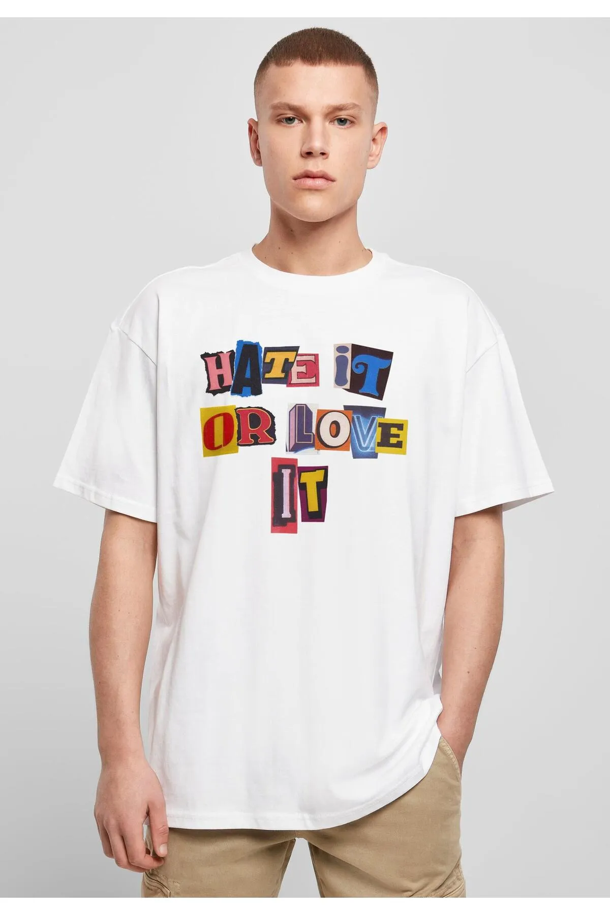 Upscale by Mister Tee  Unisex Hate it or Love it Oversize-T-Shirt