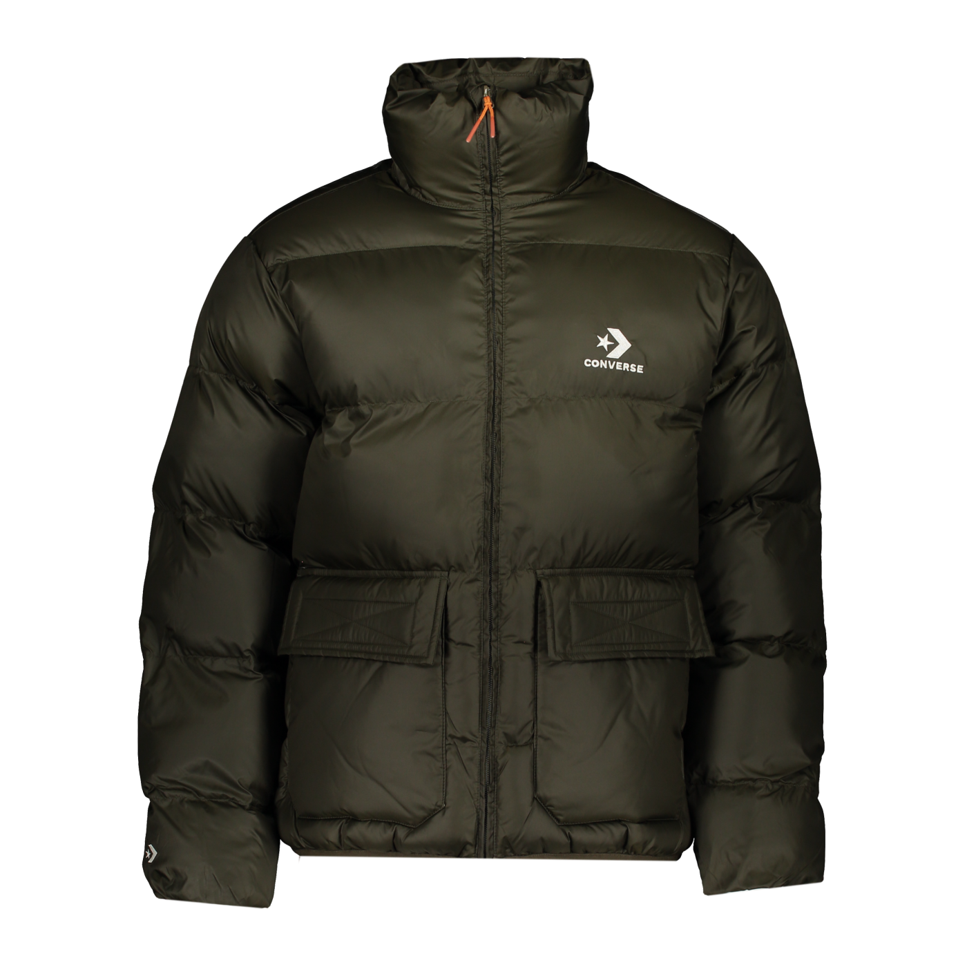Converse Patch Pocket Core Puffer Jacke Grün