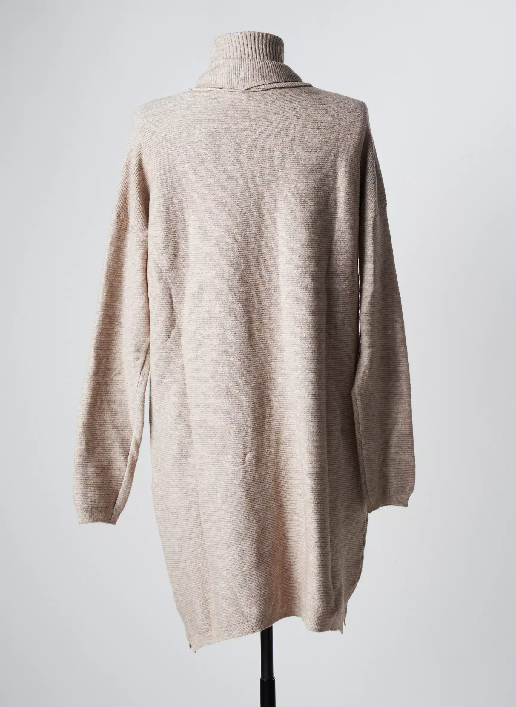 Amo   Roma Robes Pulls Femme couleur beige