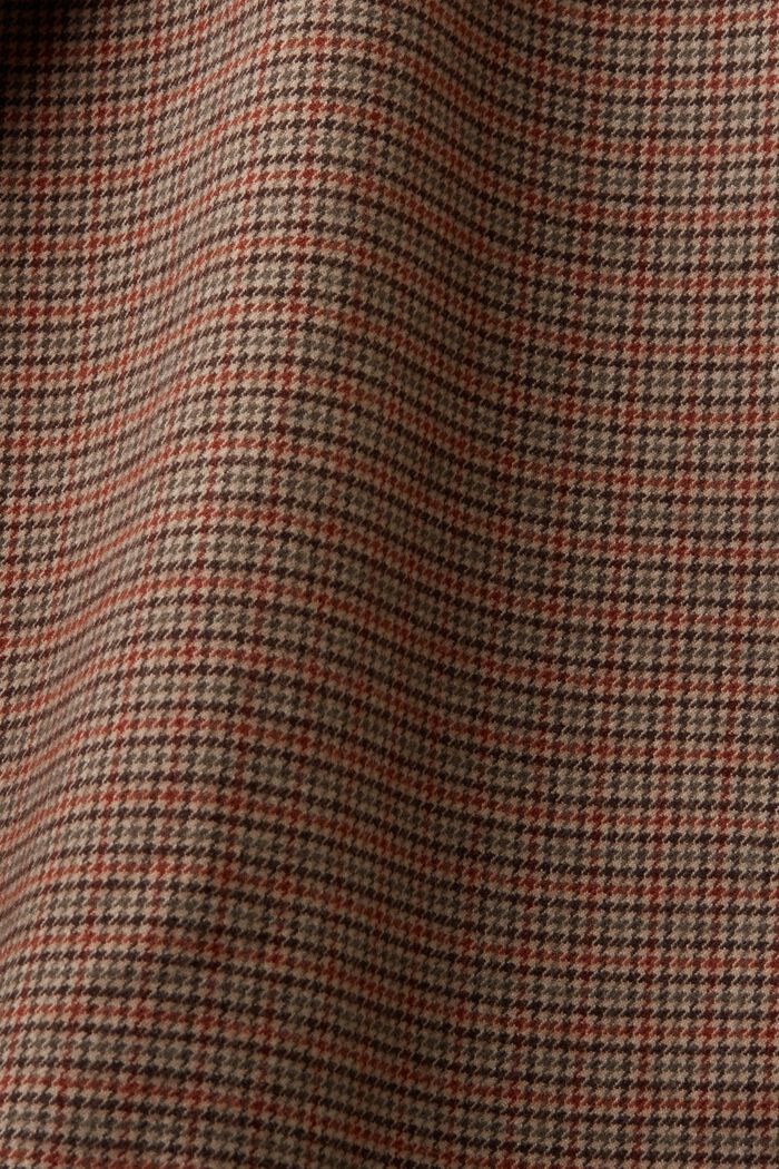 Karierter Blazer mit Einzelknopf