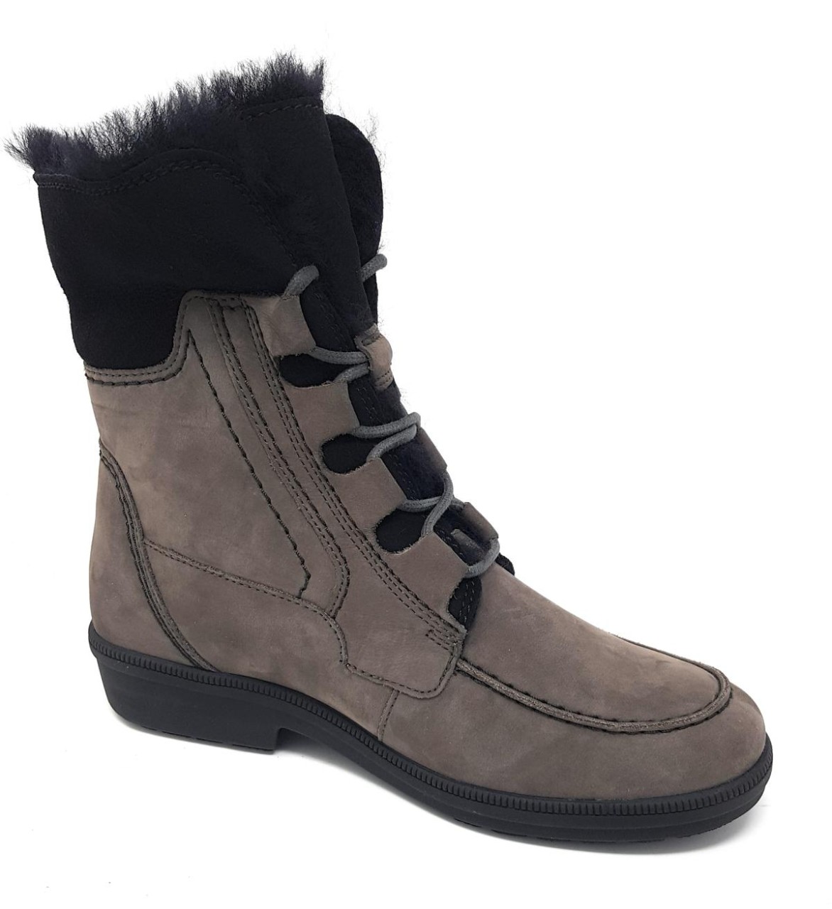 GANTER Schnür-Stiefeletten grau