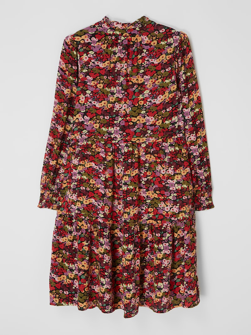 Kleid aus Viskose in rot