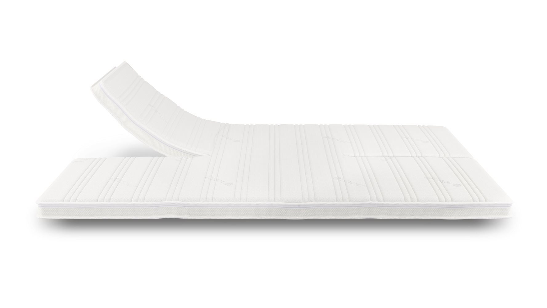 Topper MAKA 445 Split, Meisterschlaf, 7 cm hoch, Kaltschaum, Topper, Boxspringmatratzen und Boxspringbett geeignet, 140x220 cm