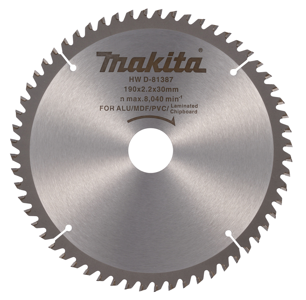 Akcesoria Makita D-81387 Brzeszczot do piły różne materiały 190x30x2,4 60T 5g