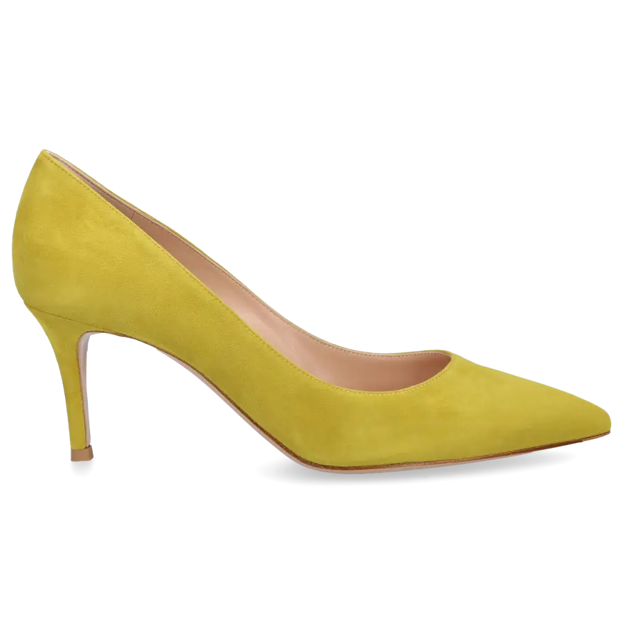 Gianvito Rossi - Pumps GIANVITO 70 Veloursleder - grün