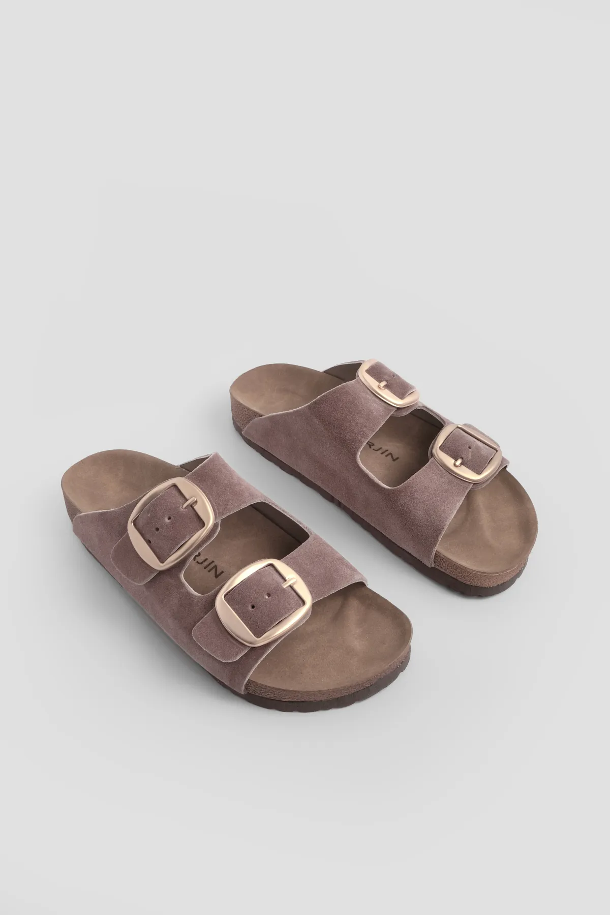 Marjin  Pantolette - Braun - Flacher Absatz