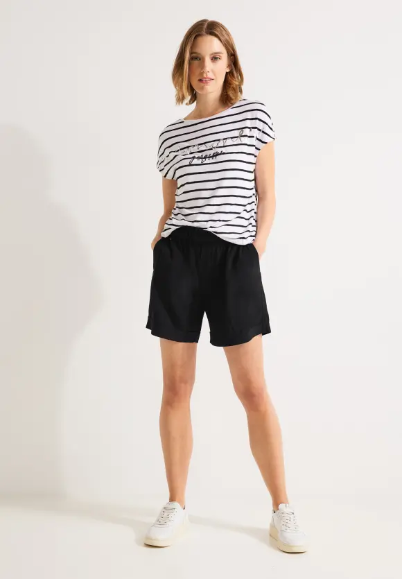 Street One Loose Fit Paperbag Shorts