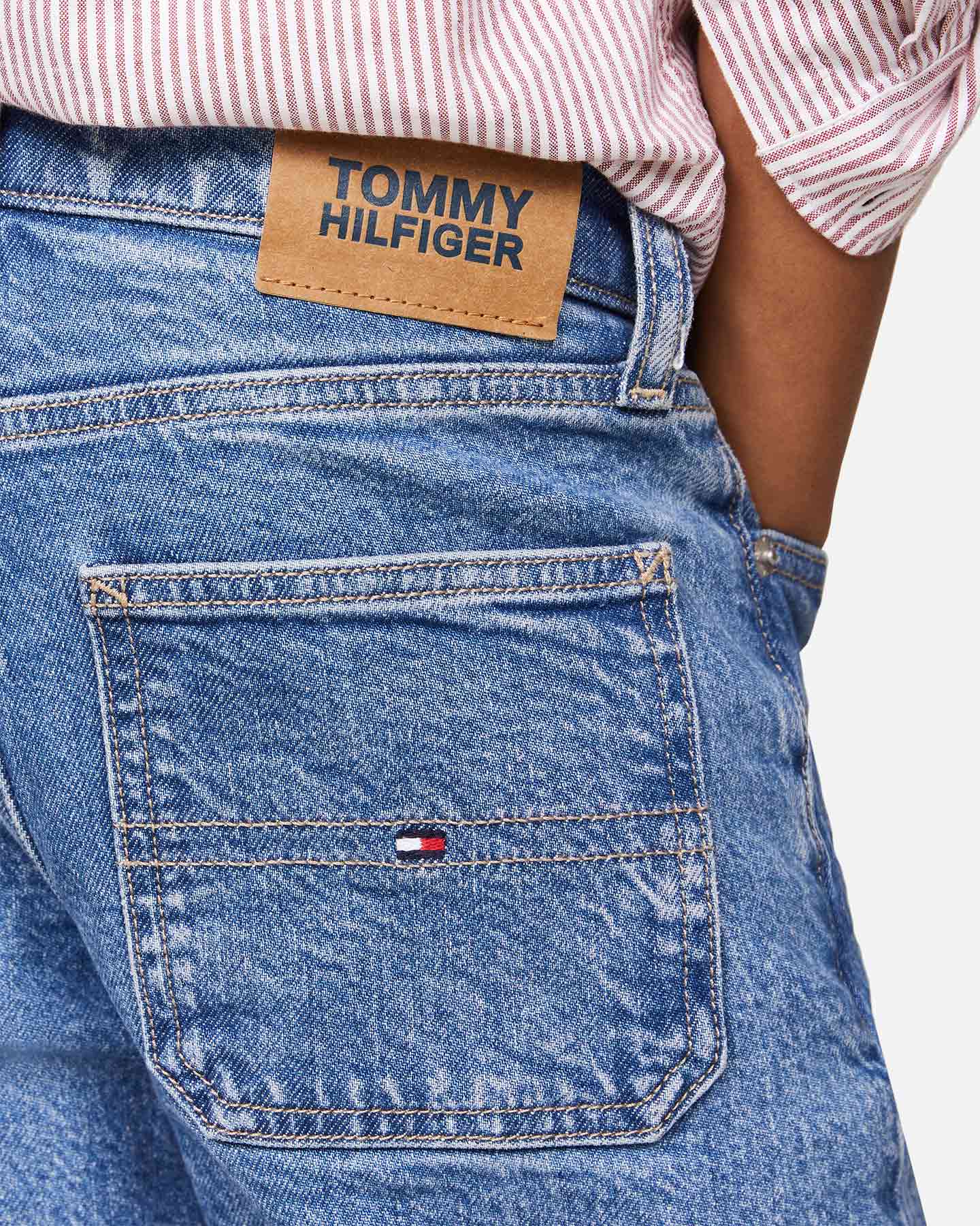 Džínsy Tommy Hilfiger Skater Mid Jr KB0KB09040-1A5