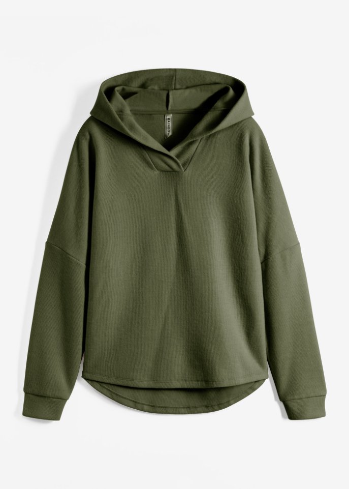 Sweatshirt in Strickoptik