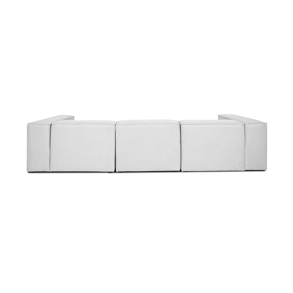 Home Deluxe Modulares Sofa VERONA - M hellgrau