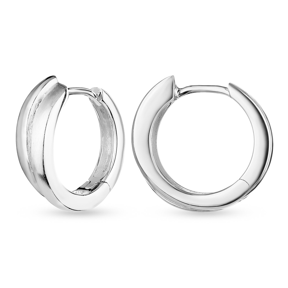 FAVS Créoles 925 Argent Boucles d'oreilles