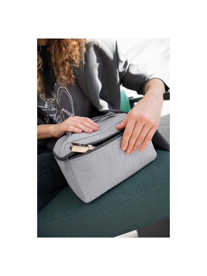 Reisenthel travelling - Beautycase 27 cm (twist blush) in herringbone grey günstig kaufen onesize