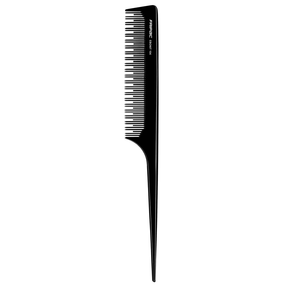 Fripac Mondial Ebonit Toupier-Stielkamm 104 fein 20cm