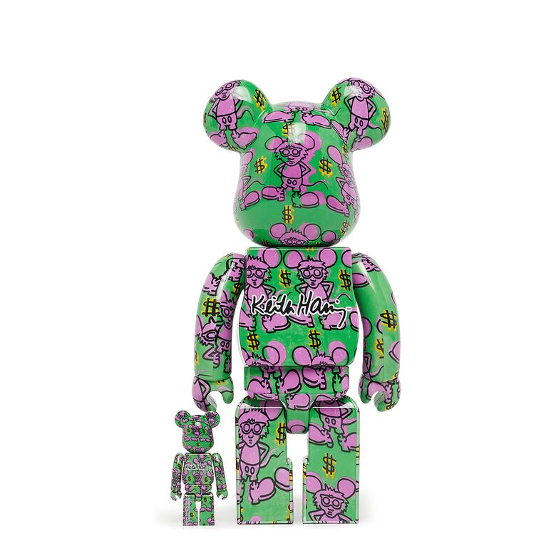 Medicom Bearbrick Keith Haring #11 100% & 400% multicolor